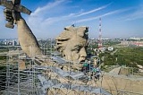 В Волгограде реставрируют монумент «Родина-мать зовет» В Волгограде реставрируют монумент «Родина-мать зовет»